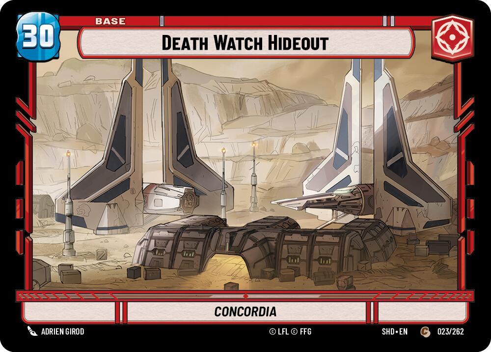 Death Watch Hideout // Shield Common Shadows of the Galaxy 023 // T02 NM