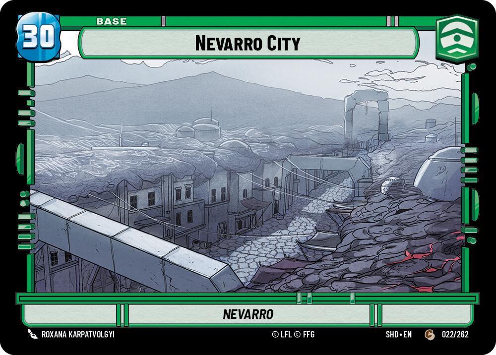 Nevarro City // Shield Common Shadows of the Galaxy 022 // T02 NM