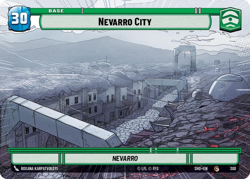 Nevarro City // Shield (Hyperspace) Common Shadows of the Galaxy 300 // T04 NM