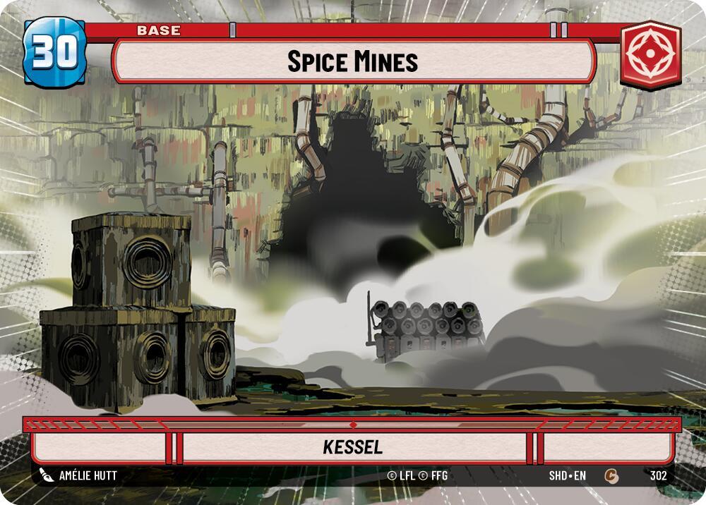 Spice Mines // Shield (Hyperspace) Common Shadows of the Galaxy 302 // T04 NM