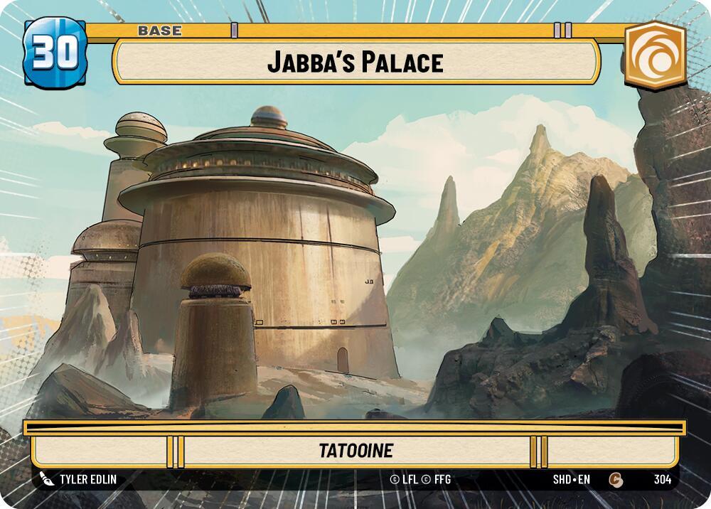 Jabba's Palace // Shield (Hyperspace) Common Shadows of the Galaxy 304 // T04 NM