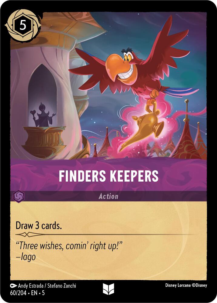 Finders Keepers Uncommon Shimmering Skies 60/204 NM (Back)
