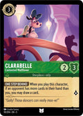 Clarabelle - Contented Wallflower Uncommon Shimmering Skies 90/204 NM (Back)