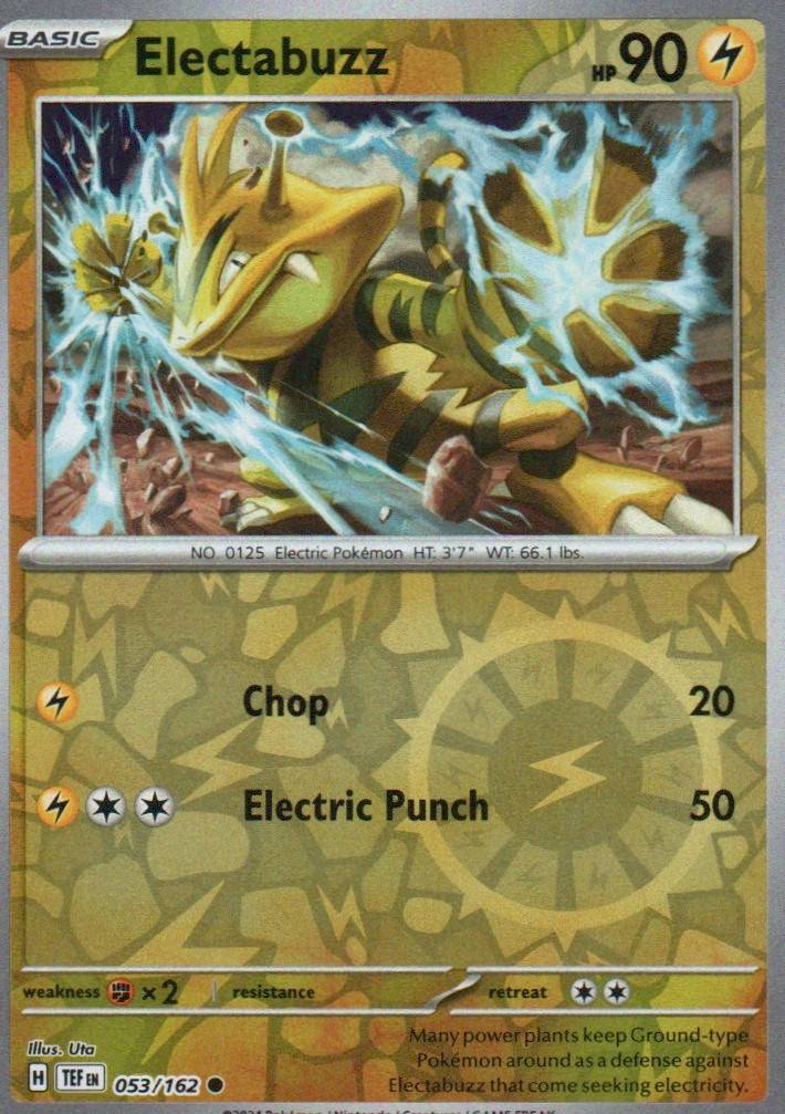 Electabuzz Common SV05: Temporal Forces 053/162 NM