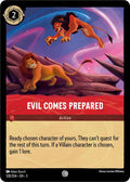 Evil Comes Prepared Common Shimmering Skies 128/204 NM (Back)