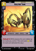 Hailfire Tank Common Twilight of the Republic 233/257 NM (Back)