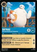 Baymax - Personal Healthcare Companion Rare Azurite Sea 156/204 NM (Back)