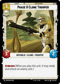 Phase II Clone Trooper Common Twilight of the Republic 242/257 NM (Back)