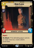 Rush Clovis - Banking Clan Scion Rare Twilight of the Republic 183/257 NM (Back)