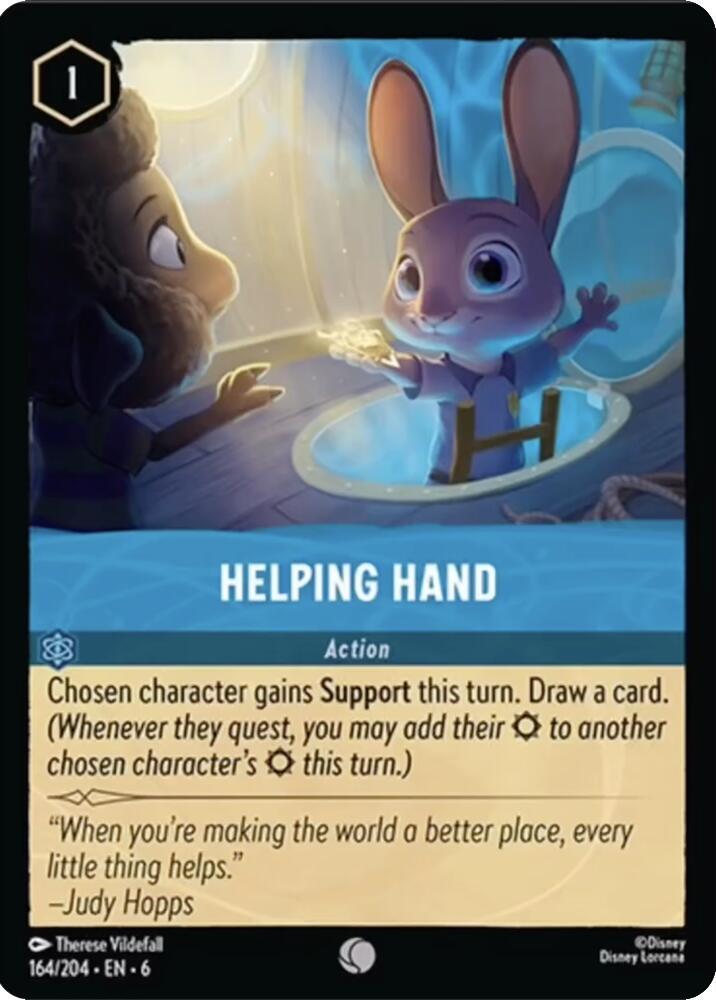 Helping Hand Common Azurite Sea 164/204 NM (Back)