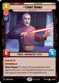 Count Dooku - Fallen Jedi Rare Twilight of the Republic 138/257 NM (Back)