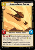 Geonosis Patrol Fighter Common Twilight of the Republic 215/257 NM (Back)