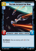 Vulture Interceptor Wing Uncommon Twilight of the Republic 063/257 NM (Back)