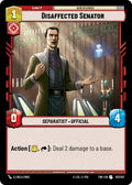 Disaffected Senator Uncommon Twilight of the Republic 157/257 NM (Back)