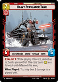 Heavy Persuader Tank Common Twilight of the Republic 167/257 NM (Back)