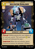 Infiltrating Demolisher Common Twilight of the Republic 182/257 NM (Back)