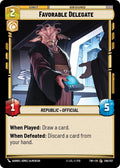 Favorable Delegate Common Twilight of the Republic 208/257 NM (Back)