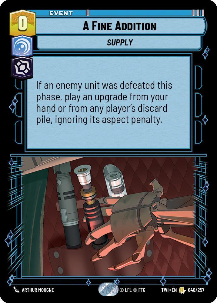 A Fine Addition Rare Twilight of the Republic 040/257 NM (Back)