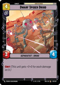 Dwarf Spider Droid Common Twilight of the Republic 231/257 NM (Back)