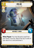 R2-D2 - Full of Solutions (Hyperspace) Uncommon Twilight of the Republic 458 NM (Back)