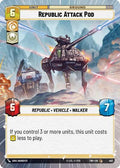 Republic Attack Pod (Hyperspace) Common Twilight of the Republic 462 NM (Back)