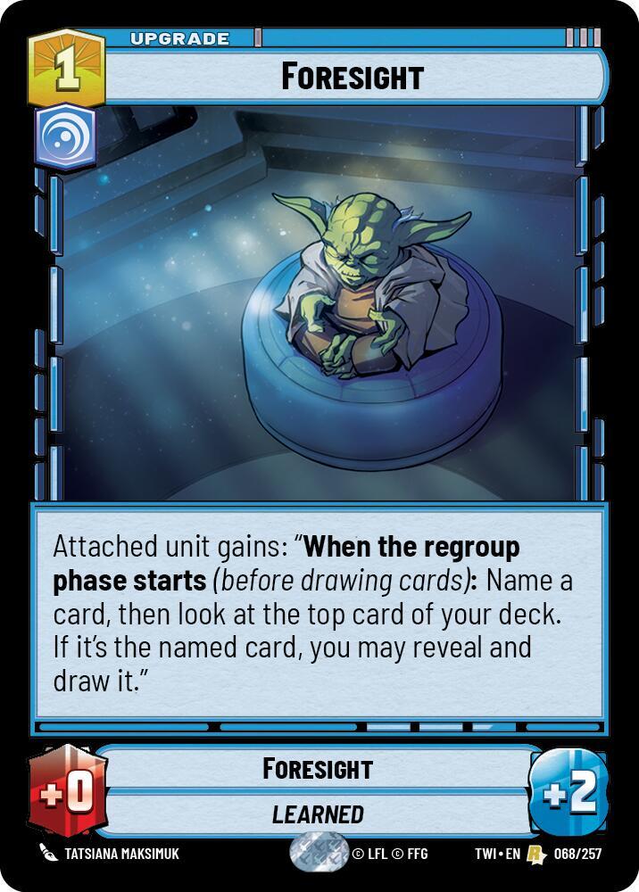 Foresight Rare Twilight of the Republic 068/257 NM (Back)