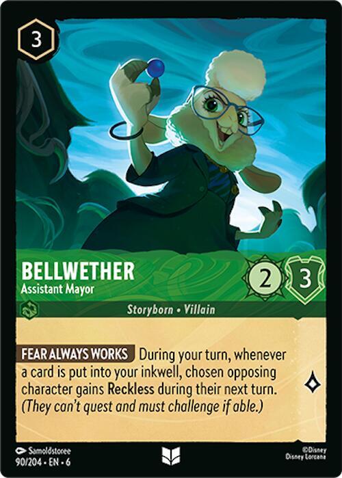Bellwether - Assistant Mayor Uncommon Azurite Sea 90/204 NM (Back)