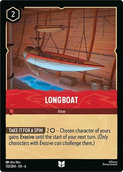 Longboat Uncommon Azurite Sea 132/204 NM (Back)