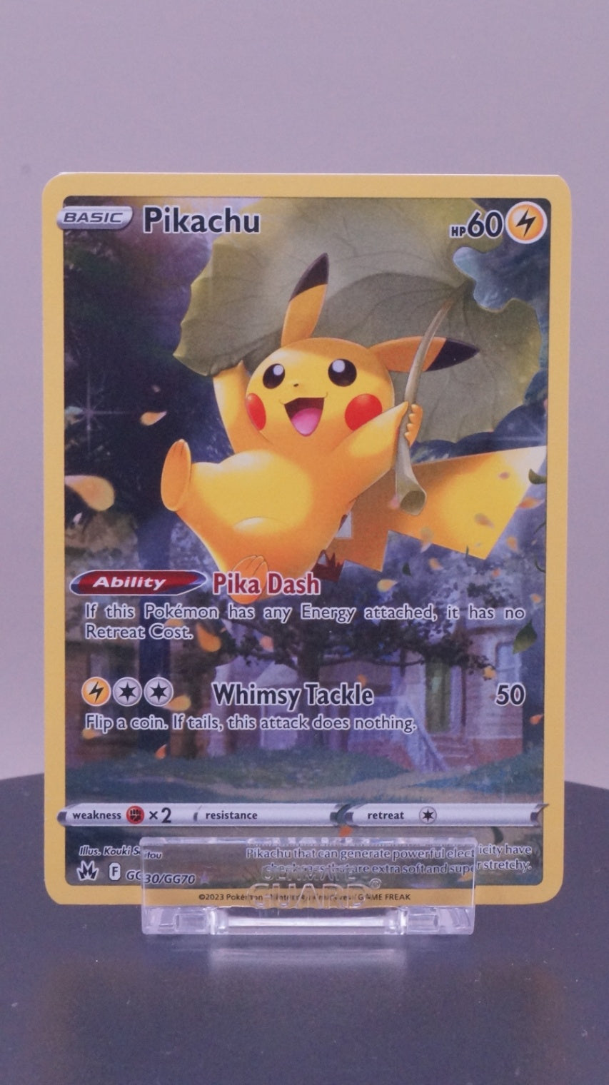 Pikachu Ultra Rare Crown Zenith: Galarian Gallery GG30/GG70 NM