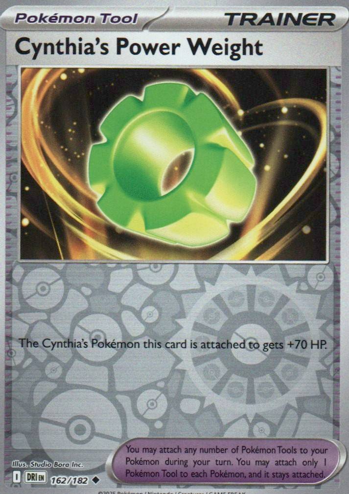 Cynthia's Power Weight Uncommon SV10: Destined Rivals 162/182 NM