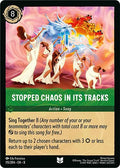 Stopped Chaos in Its tracks Uncommon Reign of Jafar 115/204 NM (Back)