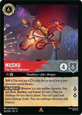 Mushu - Your Worst Nightmare Rare Reign of Jafar 142/204 NM (Back)