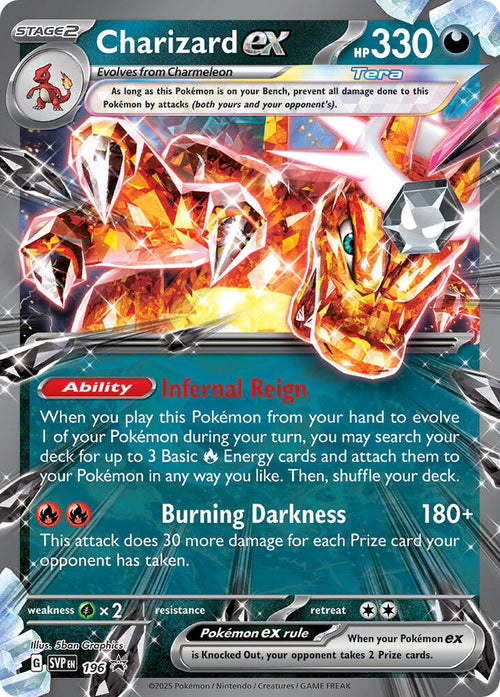 Charizard ex - Promo SV: Scarlet & Violet Promo Cards 196 NM (Back)