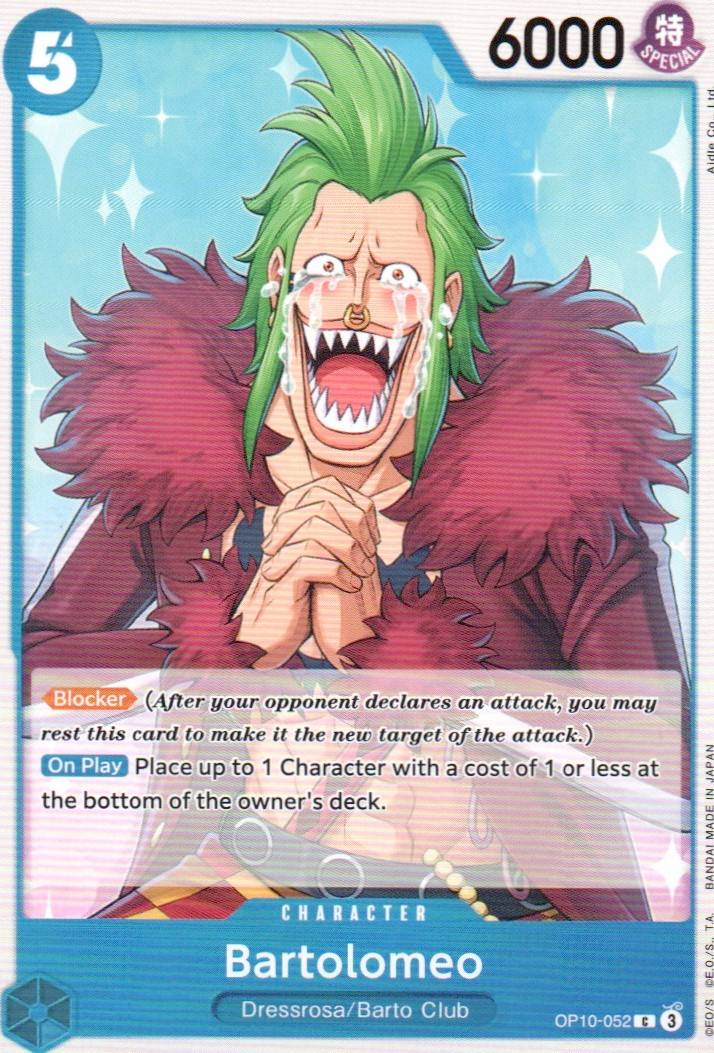 Bartolomeo C Royal Blood OP10-052 NM