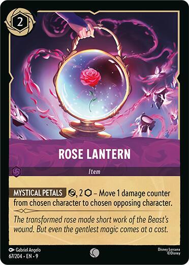 Rose Lantern Common Fabled 67/204 NM (Back)