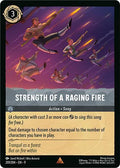 Strength of a Raging Fire Rare Fabled 201/204 NM (Back)