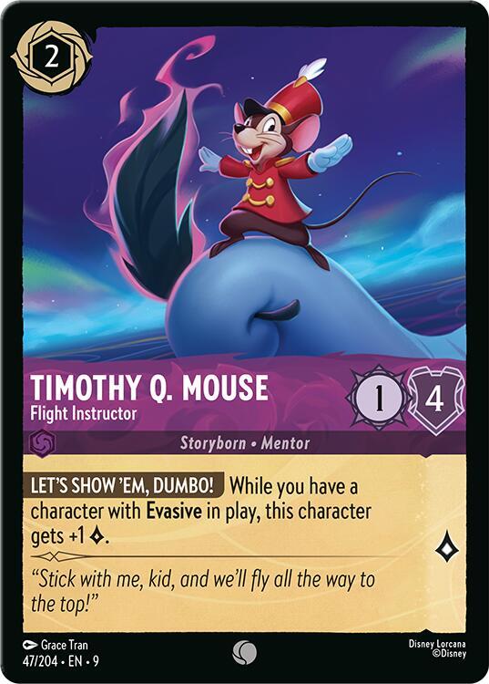 Timothy Q. Mouse - Flight Instructor Common Fabled 47/204 NM (Back)