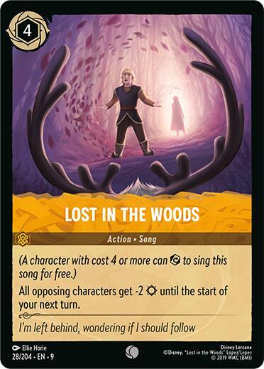 Lost in the Woods Common Fabled 28/204 NM (Back)