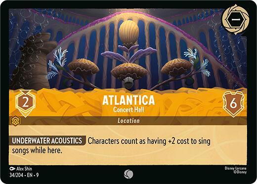 Atlantica - Concert Hall Common Fabled 34/204 NM (Back)