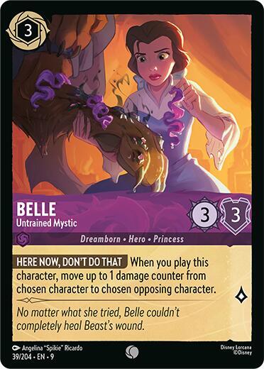 Belle - Untrained Mystic Common Fabled 39/204 NM (Back)