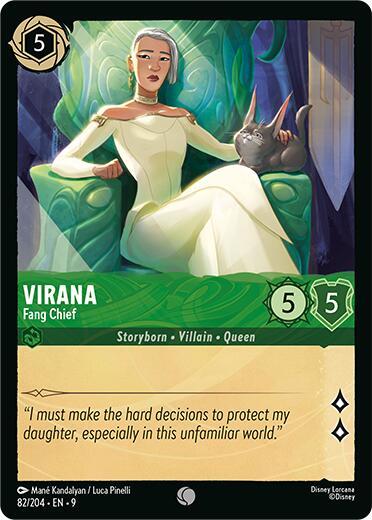 Virana - Fang Chief Common Fabled 82/204 NM (Back)
