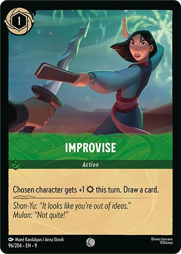 Improvise Common Fabled 96/204 NM (Back)