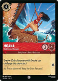 Moana - Undeterred Voyager Common Fabled 116/204 NM (Back)