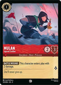 Mulan - Injured Soldier Common Fabled 125/204 NM (Back)