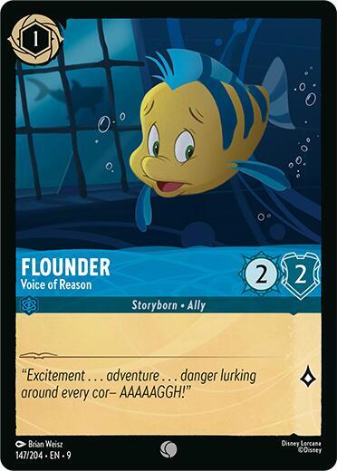 Flounder - Voice of Reason Common Fabled 147/204 NM (Back)