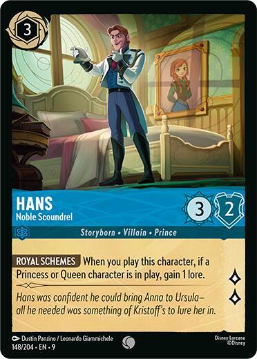 Hans - Noble Scoundrel Common Fabled 148/204 NM (Back)