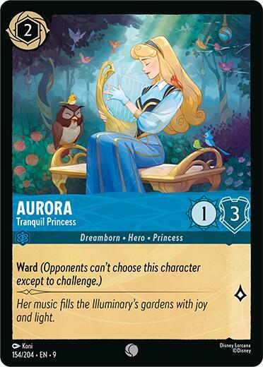 Aurora - Tranquil Princess Common Fabled 154/204 NM (Back)