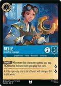 Belle - Inventive Engineer Uncommon Fabled 156/204 NM (Back)