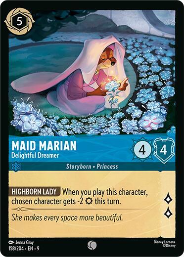 Maid Marian - Delightful Dreamer Common Fabled 158/204 NM (Back)