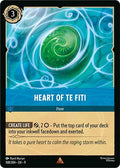 Heart of Te Fiti Rare Fabled 168/204 NM (Back)